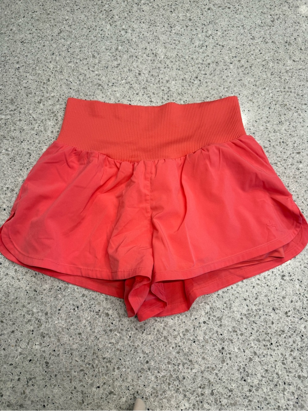 JoyLab Coral Athletic Shorts with Wide Rib Waistband
